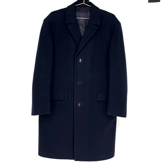 Reine Schurwolle Pure Wool Overcoat, Made in Germany, Size 46 - Picture 1 of 11